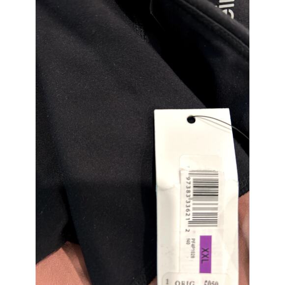 Calvin Klein Women's High-Rise Colorblocked 7/8 Leggings Black Pink Size XXL 2XL - Picture 6 of 6